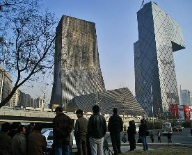 The_CCTV_tower_and_its_fire-damaged_sister_building_TVCC
